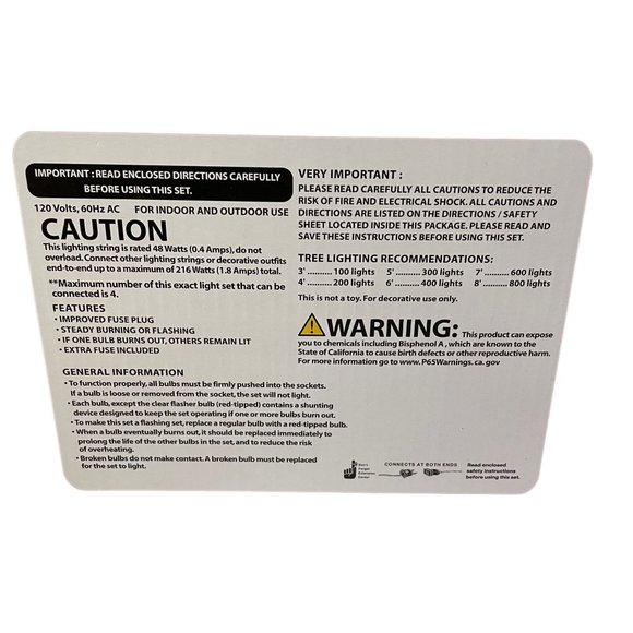 Merry Brite 200 Count Christmas Mini Lights Multi Bulb Green Wire - Picture 7 of 16